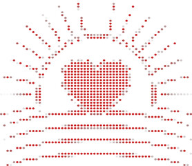 Simple Red Heart Design