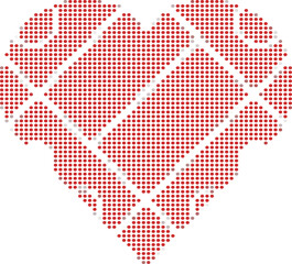 Red Heart Pattern Design