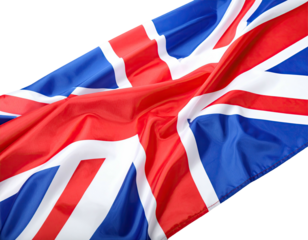 A vibrant close-up of a flag with intricate folds against a black background