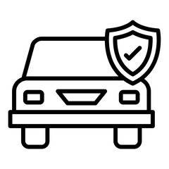 Obraz premium Car Security Icon