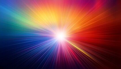 Obraz premium Vibrant Lens Flare Light Effect With Colorful Spectrum Highlights And Dynamic Starbursts On A Soft Gradient Background Ideal For Abstract Overlays And Graphic Design Projects