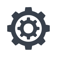Mechanism gears illustration showing cog wheels, business development and engineering design concept