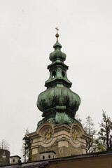Unique buildings among the streets of Salzburg