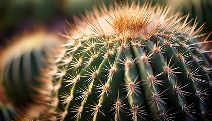 Patterned Cactus Skin Macro Photography Subtle Spines Quiet Introspection Jpeg