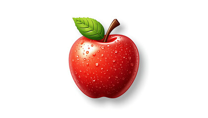 Apple icon in 3D Sugary Style