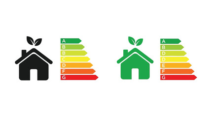 Energy Efficiency Rating Charts for Houses.