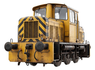 Robust diesel-electric shunter featuring dual cabins and oversized buffers.
