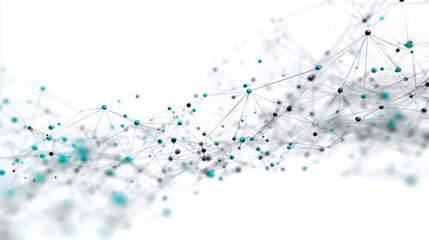 Obraz premium “Abstract Futuristic Data and Network Visualization”