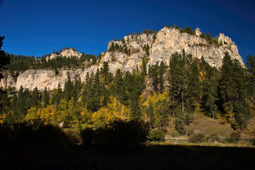 Obraz premium Spearfish Canyon in autumn