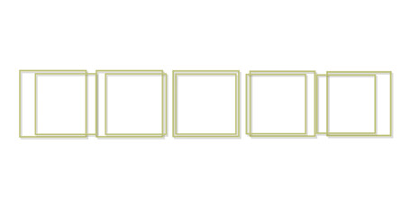 Minimalist yellow rectangles on black background