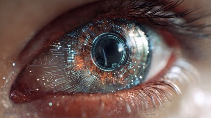 ai vision futuristic eye interface