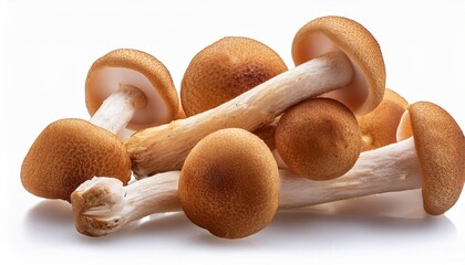 Honey Mushrooms Isolated On A Transparent Background