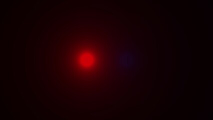 Red and blue glowing orbs on black background red orb blue orb glowing lights silhouette