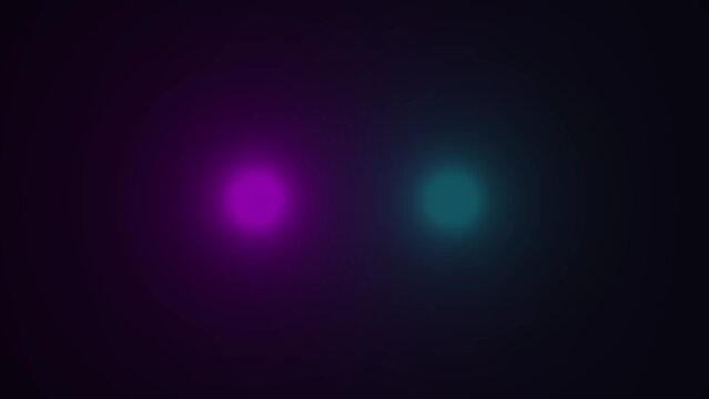 Purple and teal glowing orbs on dark background - Powered by Adobe