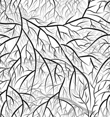 seamless pattern with leaves