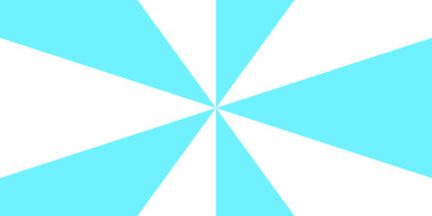 Bright sunbeams background Retro ray sunburst circle light and bright starburst wallpaper. Party invitation, carnival circus ticket ray pattern. Gradient white and blue vintage illustration vector