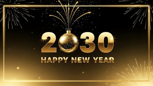 People celebrate newyear200 with fireworks and ornaments in a festive evening - Powered by Adobe