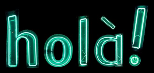 holà! luces de neón © Franck Thomasse