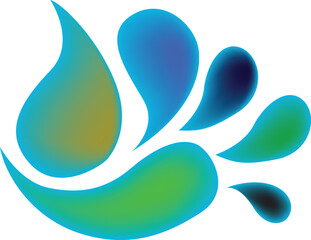 Obraz premium Modern Geometric Colorful Shape Vector logo with Star Center Abstract art, creative Symmetric Design.