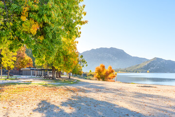 Autumn Lakeside Serenity at Lake Perris