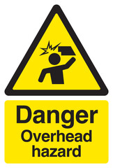Overhead Hazard Warning Sign
