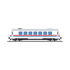 Modern Train Car Illustration Travel, Transportation, Journey