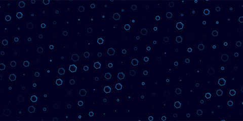 Printdigital glowing blue hexagons for technology or science background. hi tech cyber backdrop for fintech concept, medical research presentation or website cover. vector illustration.eps.10. © Aiksatas