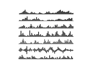 Sound Wave Patterns and Audio Visuals.