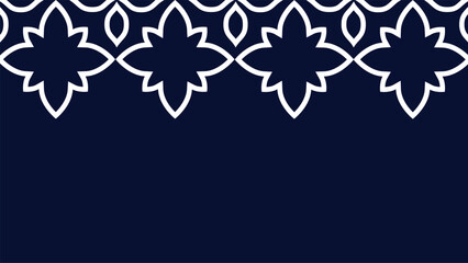 Vector. Web banner, poster, cover, splash screen, social media with place to place your text. Perforated flowers seamless patterns Papel Picado pattern on a color background. Hispanic Heritage Month.