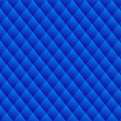 Obraz premium Seamless royal blue quilted diamond pattern background providing rich texture perfect for upholstery or graphic design projects