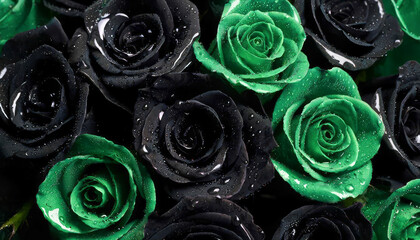 Beautiful roses against a natural backdrop