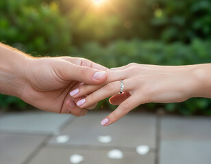 Engaged: Diamond on Her Finger 15