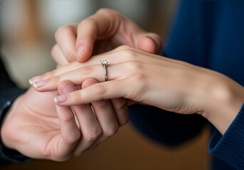 Engaged: Diamond on Her Finger 14