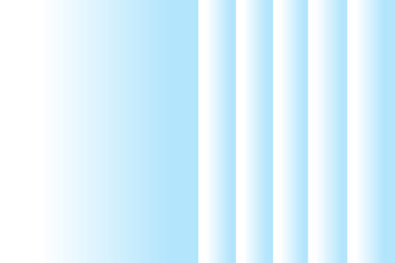 Winter background with vertical gradient stripes in light icy blue and light gray