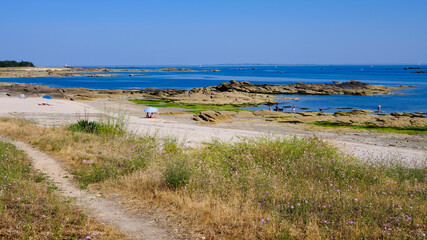 Quiberon peninsula near the "Pointe du Conguel", in the Morbihan department in Brittany in north-western France