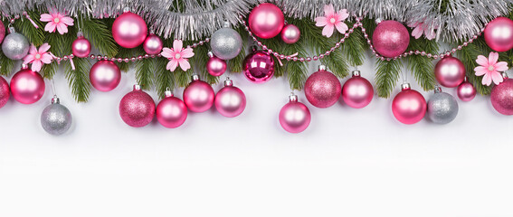 pink christmas background