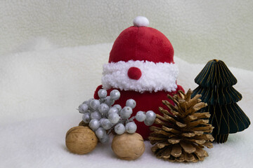 Christmas Concept , A Quiet Visit from Santa