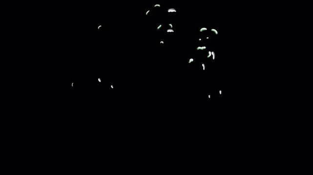 comic cartoon style smoke puff reveal effect collection with alpha channel