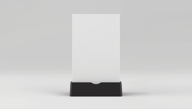 ACM board advertising outdoor footpath sign and wobbler. 3d render illustration