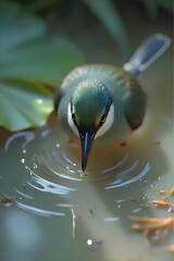 Bird in the water