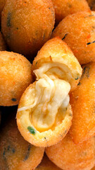 Cheese-filled dumpling, Brazilian snacks
