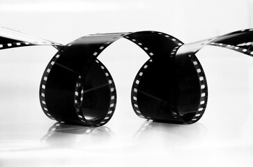 Abstract filmstrips with copy space