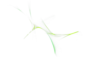 Abstract Light Effect with Glowing Particles on Transparent Background