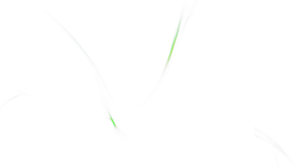 Abstract Light Effect with Glowing Particles on Transparent Background