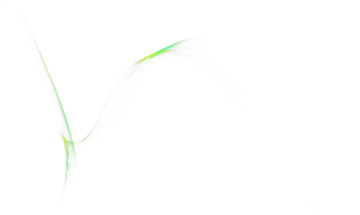 Abstract Light Effect with Glowing Particles on Transparent Background