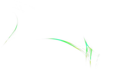 Abstract Light Effect with Glowing Particles on Transparent Background