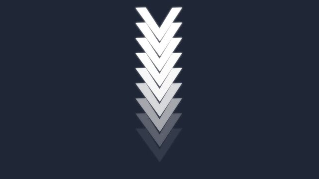 Down arrow loading bar background animation, direction arrows animation.