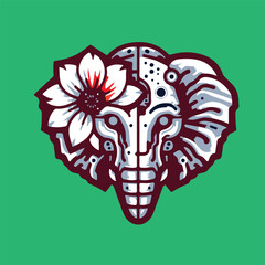 head of a elephant head