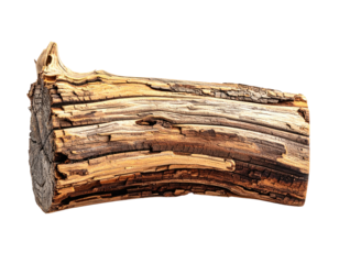 A weathered, textured piece of wood with various shades of brown and natural imperfections