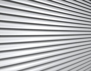 Obraz premium Parallel silver lines create a dimensional abstract texture, disappearing into the distance, capturing light and shadow